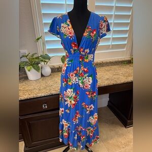 Express | Floral Midi Dress | Size Small